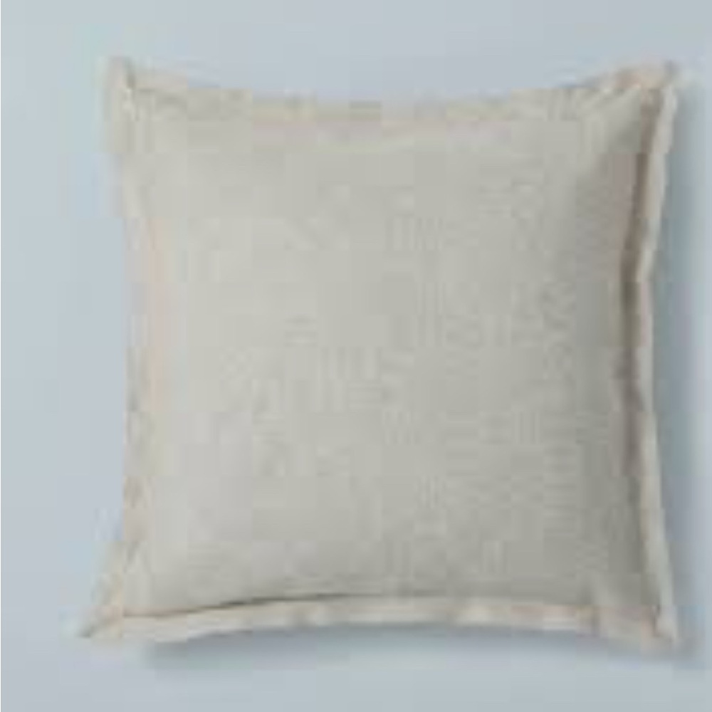Hearth and Hand Magnolia jet grey pillow cover 18 x 18 cotton linen blend fray